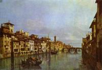 Bellotto, Bernardo - Arno in Florence